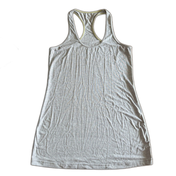 Lululemon Gray Racerback Athletic Tank Women's 12 - Picture 1 of 8